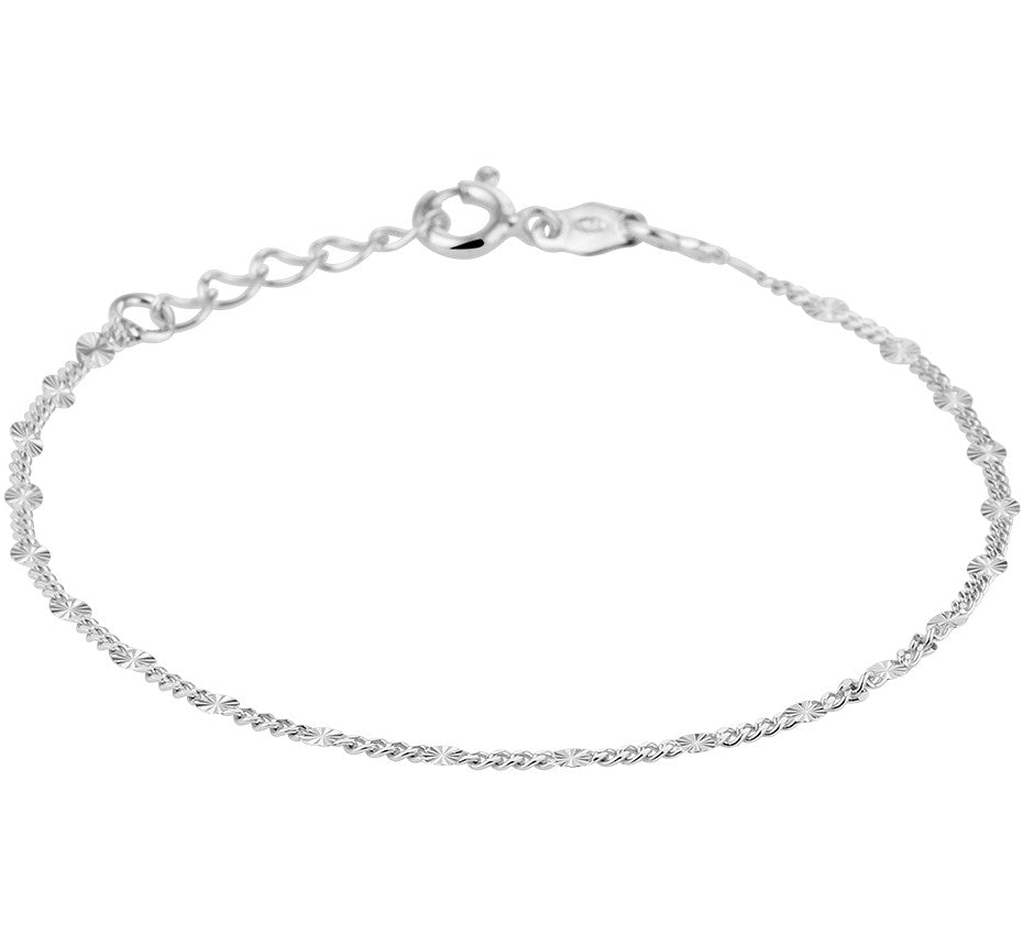 Zilveren enkelbandje 2,3 mm