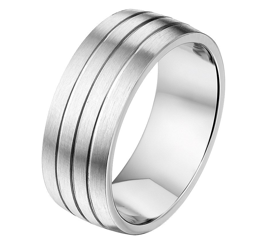 Stalen relatiering A512, 8,5 mm, zonder steen