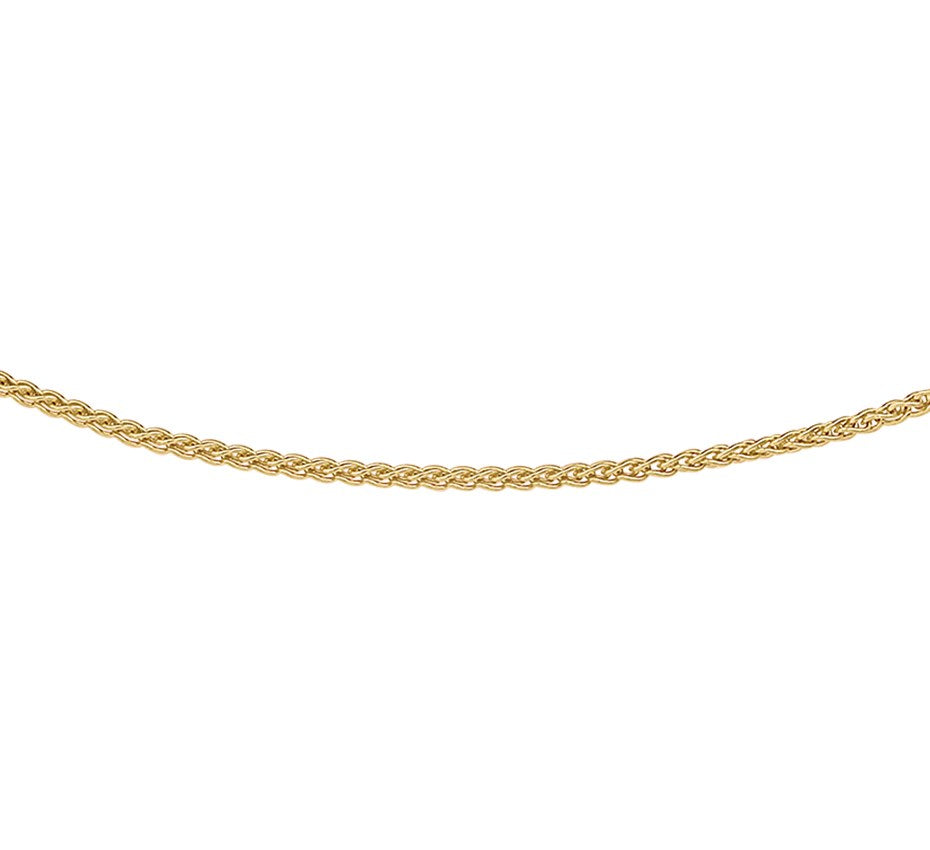 Gouden vossestaartketting 1,3 mm – 14 karaat