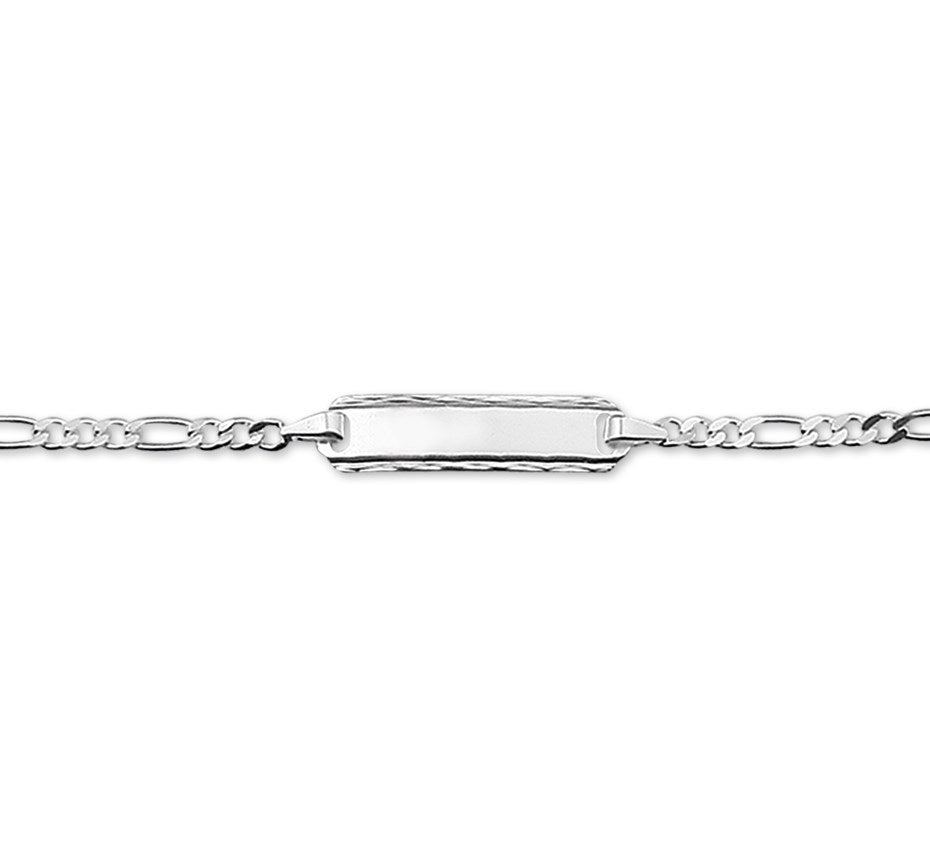 Zilveren graveerarmband kind 5 mm 13 - 15 cm