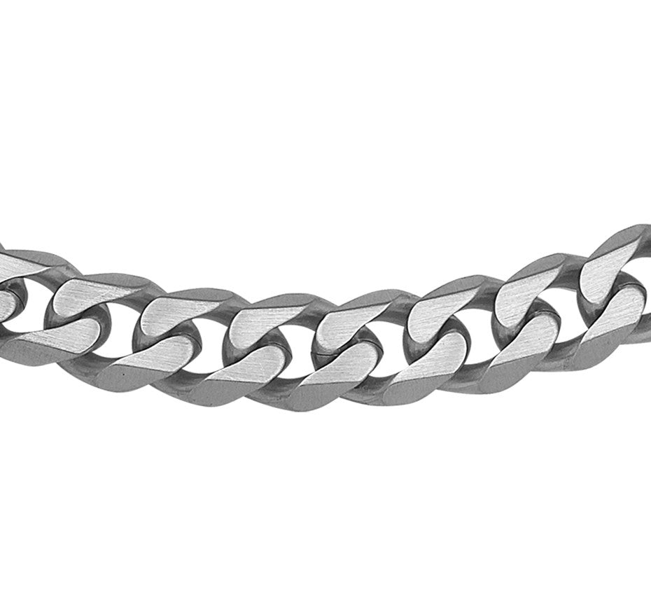 Stalen gourmetteketting 10,5 mm