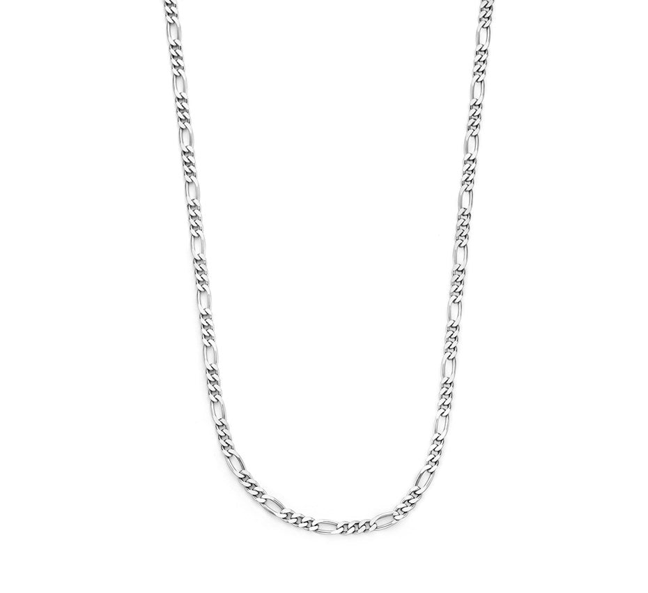 Zilveren ketting, figaro 2,2 mm 50 cm