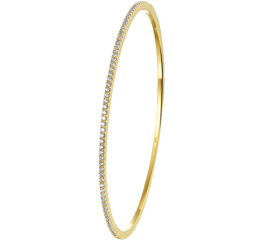 Gouden bangle met diamant 0,61 ct – 14 karaat