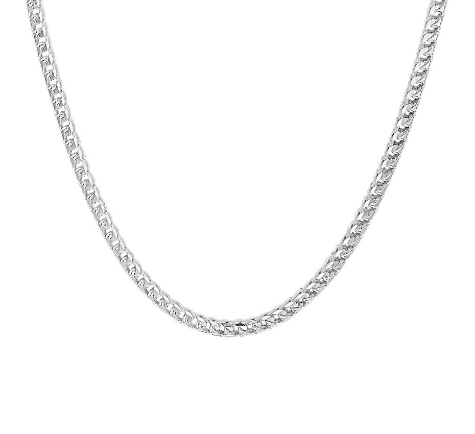 Zilveren gourmetteketting 3 mm – 50 cm