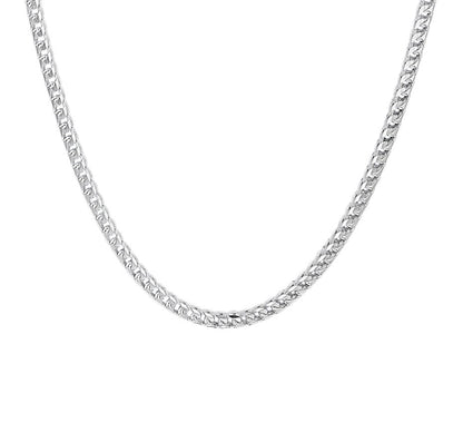 Zilveren gourmetteketting 3 mm – 50 cm