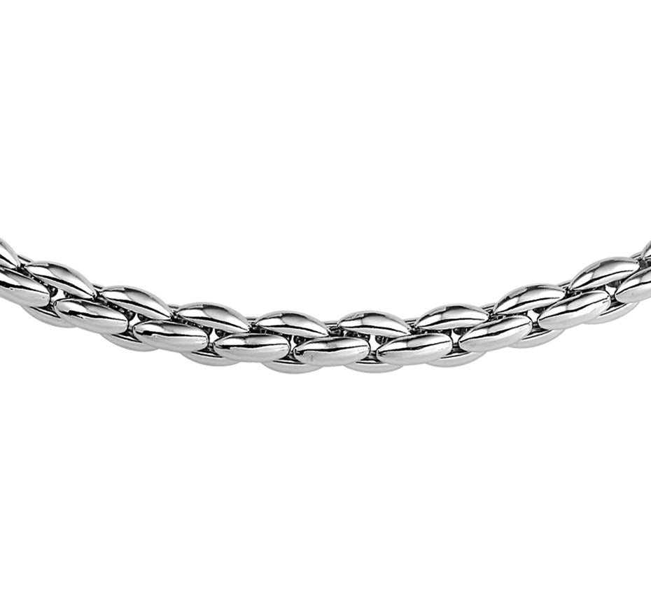 Zilveren cardanoketting 5 mm – 45 cm