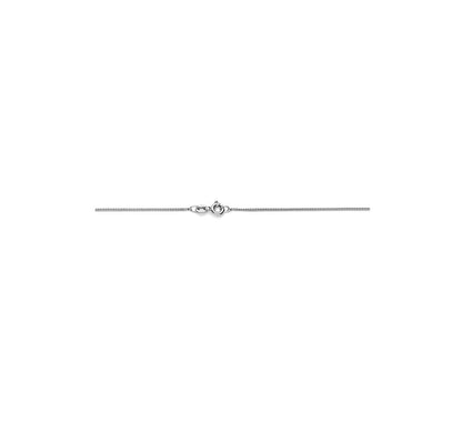 Zilveren gourmetteketting 1,1 mm – 42 cm – detailfoto