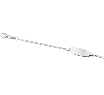 Zilveren graveerarmband gourmette 9 tot 11 cm – detailfoto