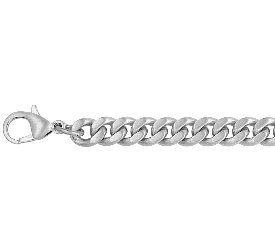 Stalen gourmetteketting 8 mm