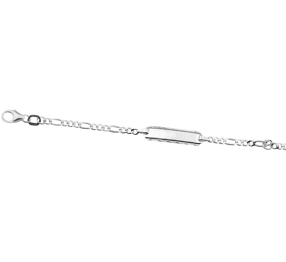 Zilveren graveerarmband kind 5 mm 13 - 15 cm