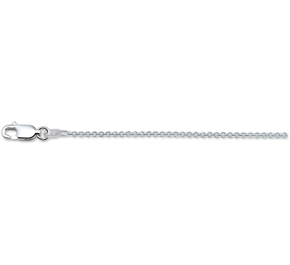 Zilveren ronde ankerketting 1,5 mm – 50 cm