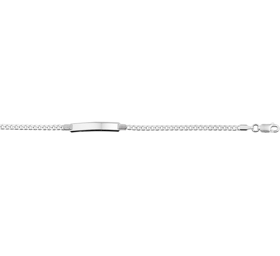 Zilveren graveerarmband gourmette 5 mm – 16 cm