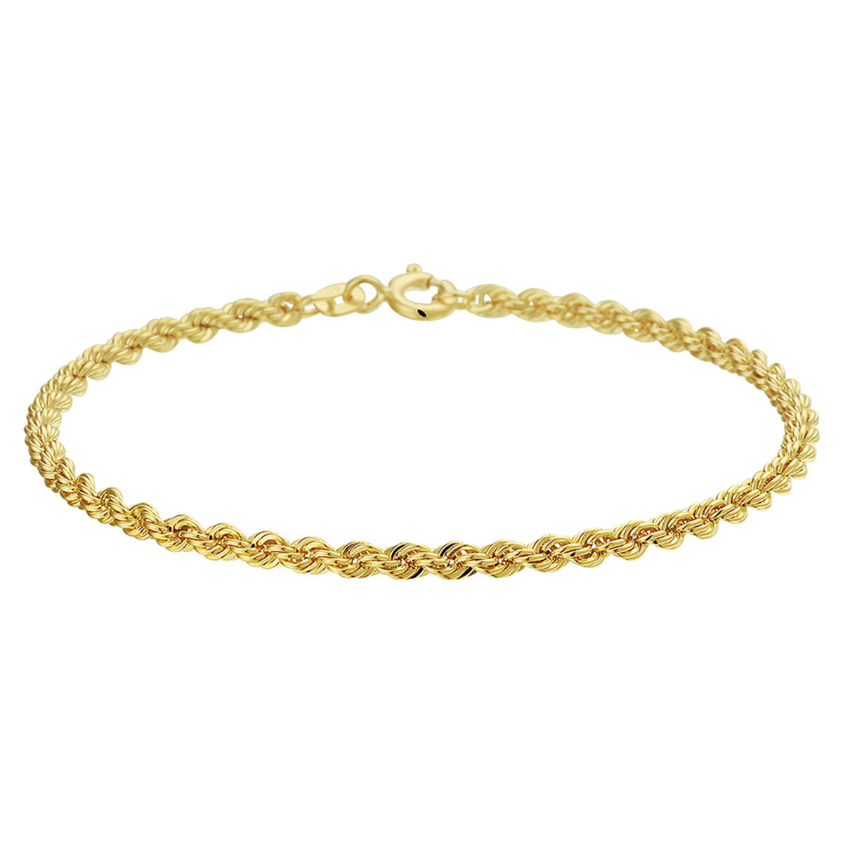 Armband of ketting koord 2,7 mm 14k geelgoud