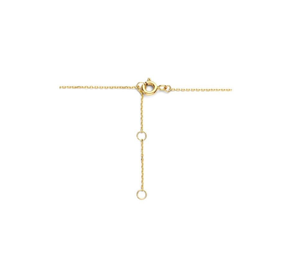 Gouden ketting met zirkoniarij – 14 karaat