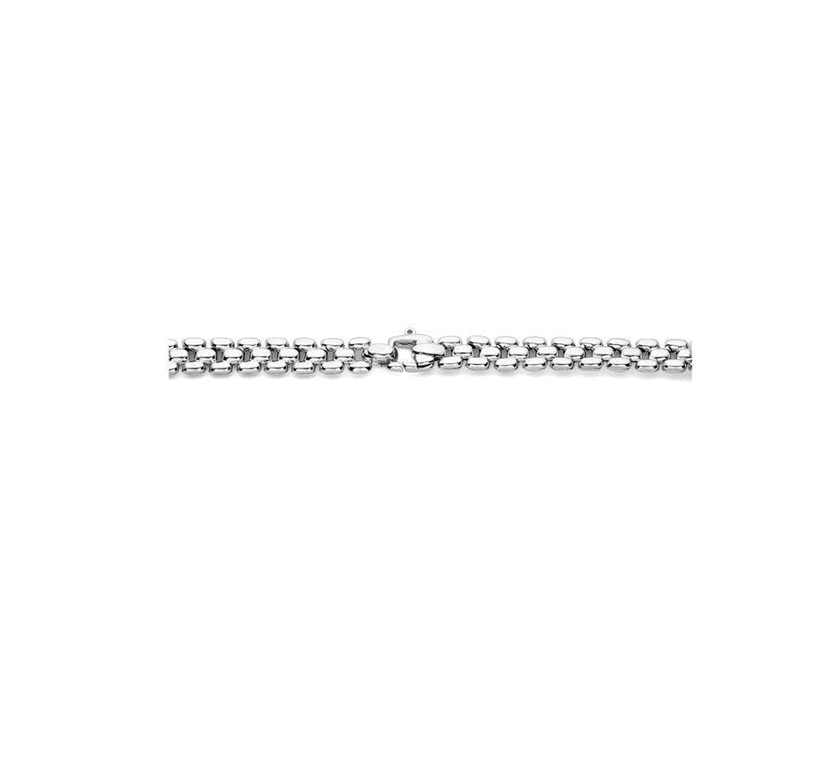 Zilveren panterketting 6,9 mm