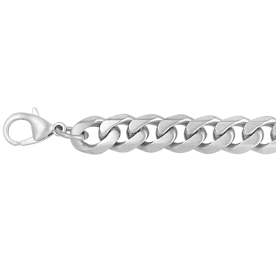 Stalen gourmetteketting 10,5 mm