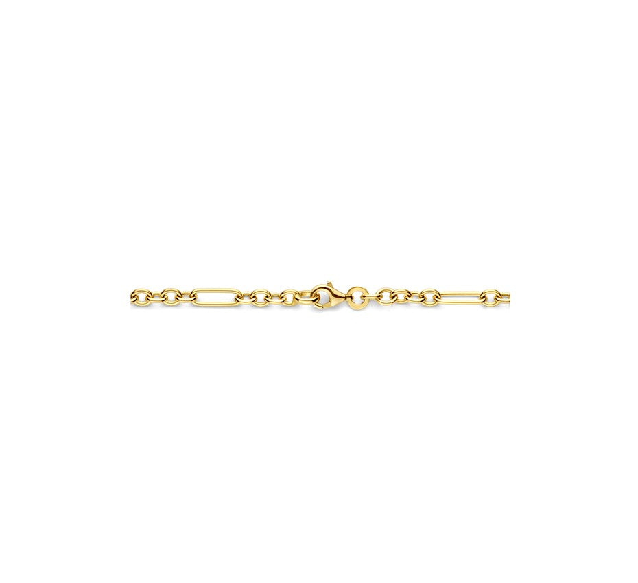 Gouden ankercollier 4 mm – 14 karaat