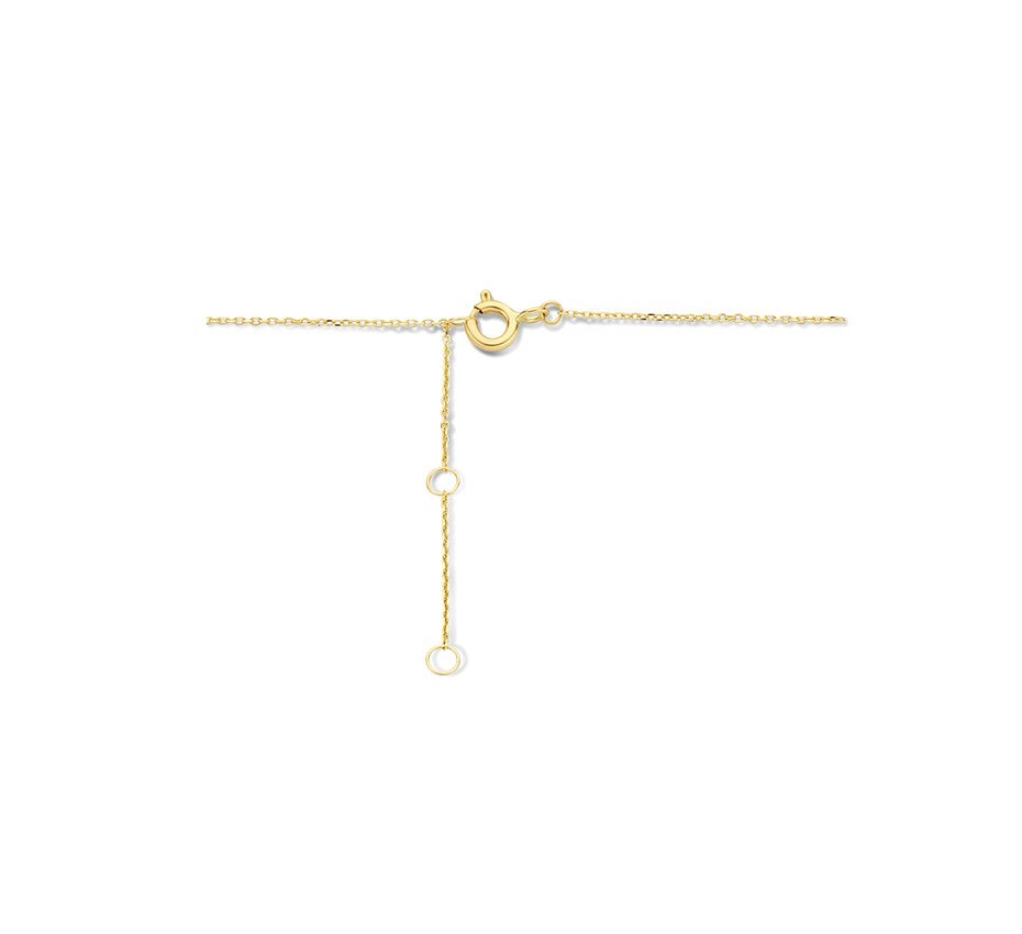 Gouden ketting met lapis lazuli – 14 karaat