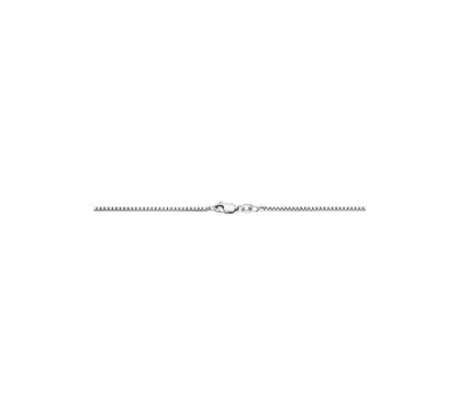 Zilveren venetiaanse ketting 1,4 mm 42 cm – close-up van de sluiting