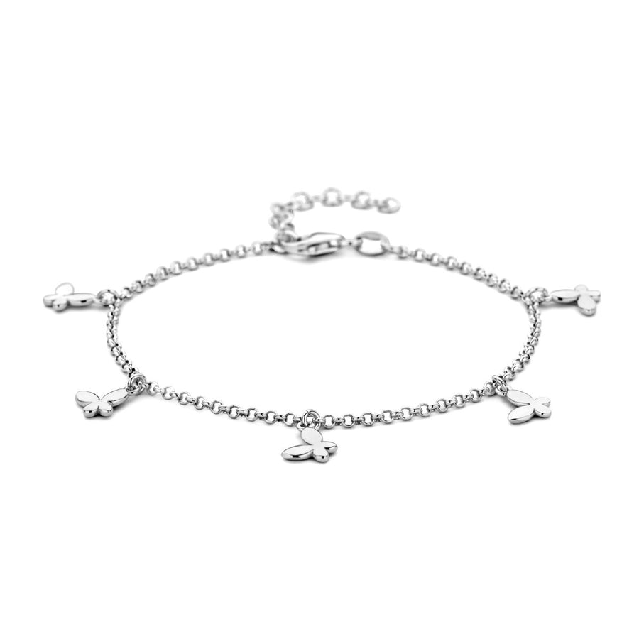 Gouden armband met vlinders – 14 karaat