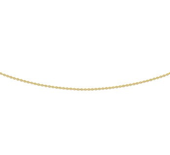 Gouden platte ankerketting in drie kleuren – 14 karaat