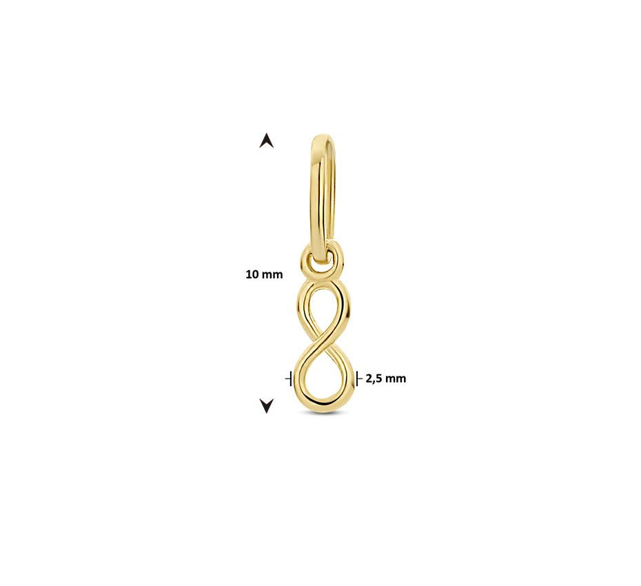 Gouden hanger infinity – 14 karaat
