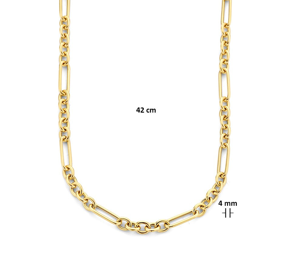Gouden ankercollier 4 mm – 14 karaat