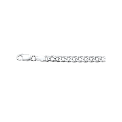 Zilveren gourmette ketting 4,0 mm