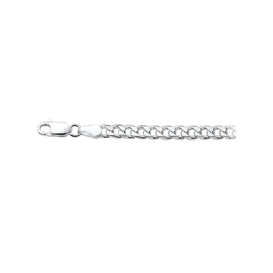 Zilveren gourmette ketting 4,0 mm
