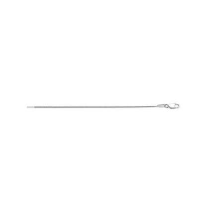 Zilveren slangenketting 0,9 mm – detailfoto