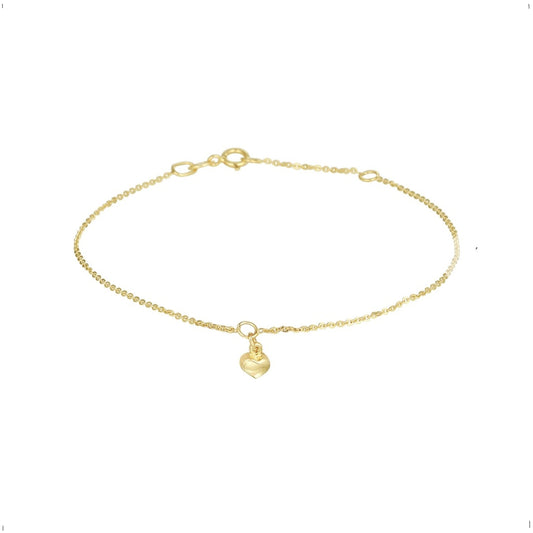 Armband hart 14k geelgoud