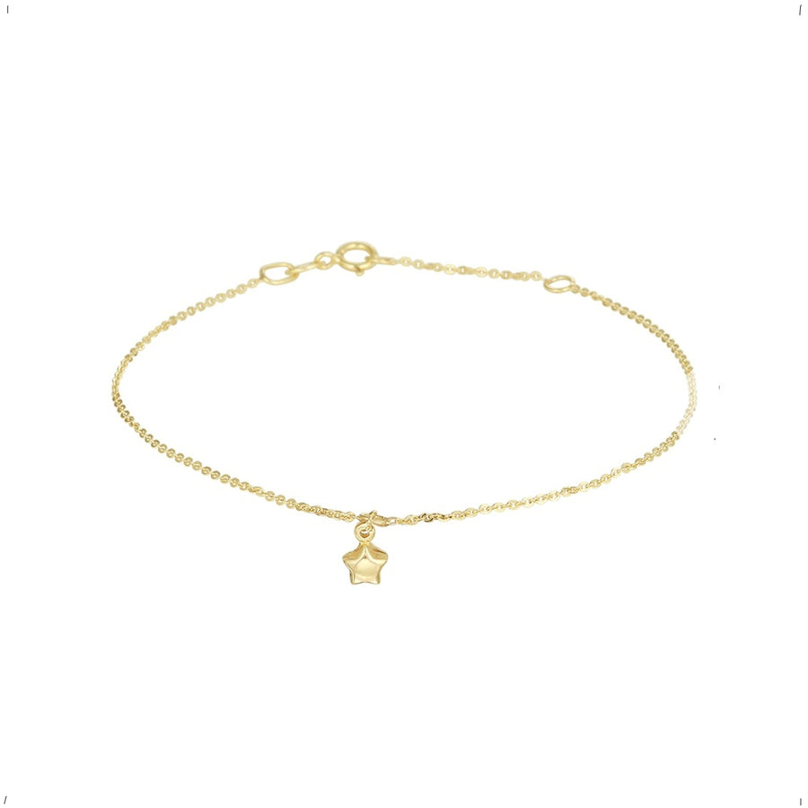 Gouden armband met sterretje – 14 karaat
