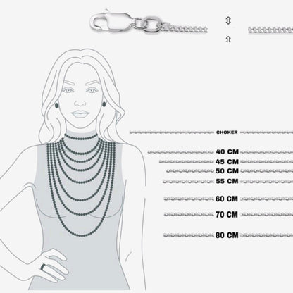 Zilveren slangenketting 0,9 mm – gedragen